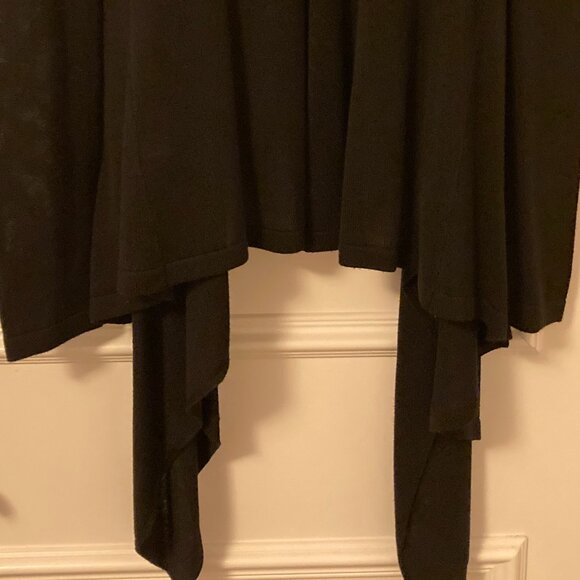 Bebe open front cascade drape cardigan - Picture 9 of 12